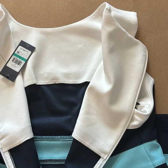 NWT gorgeous Tommy Hilfiger sleeveless striped dress Size 16 hidden zipper - Picture 7 of 10